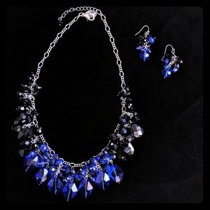 WHBM Statement Necklace & Earrings